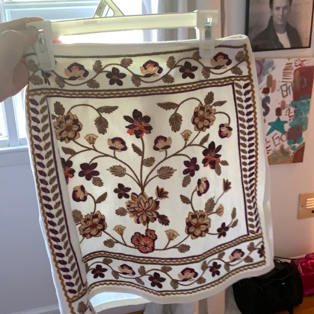 Francesca’s floral skirt